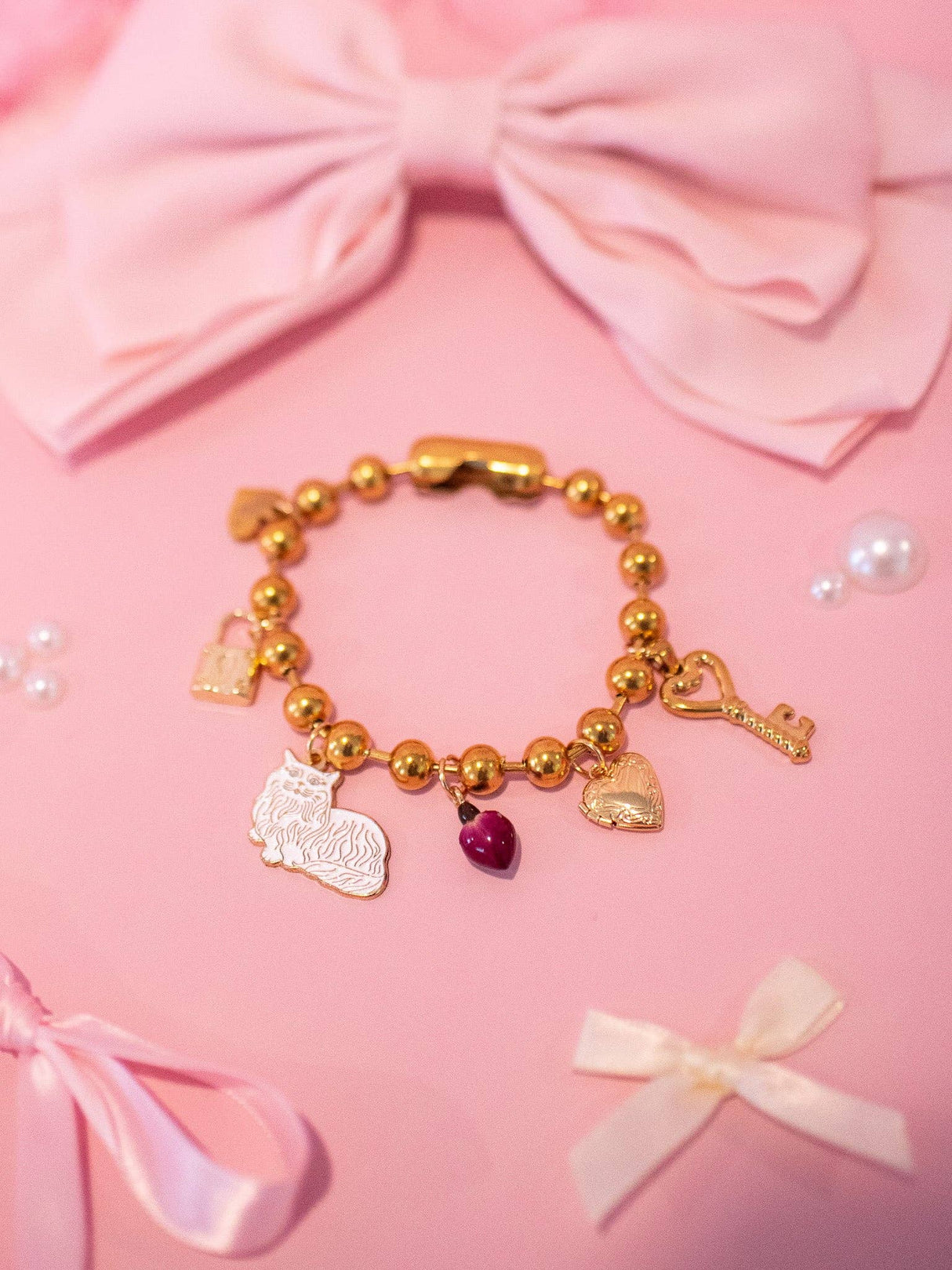 Coquette Charm Bracelet