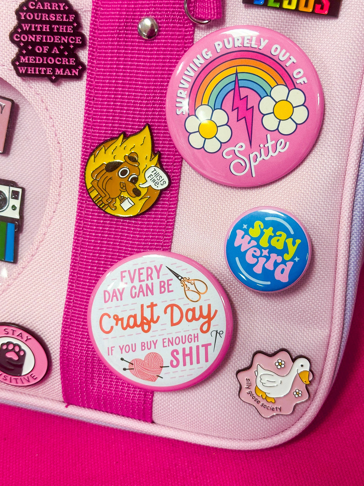 CHINGA TU MAGA (Button or Magnet!)