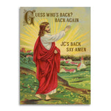 JC's Back Say Amen Easter Greeting Card