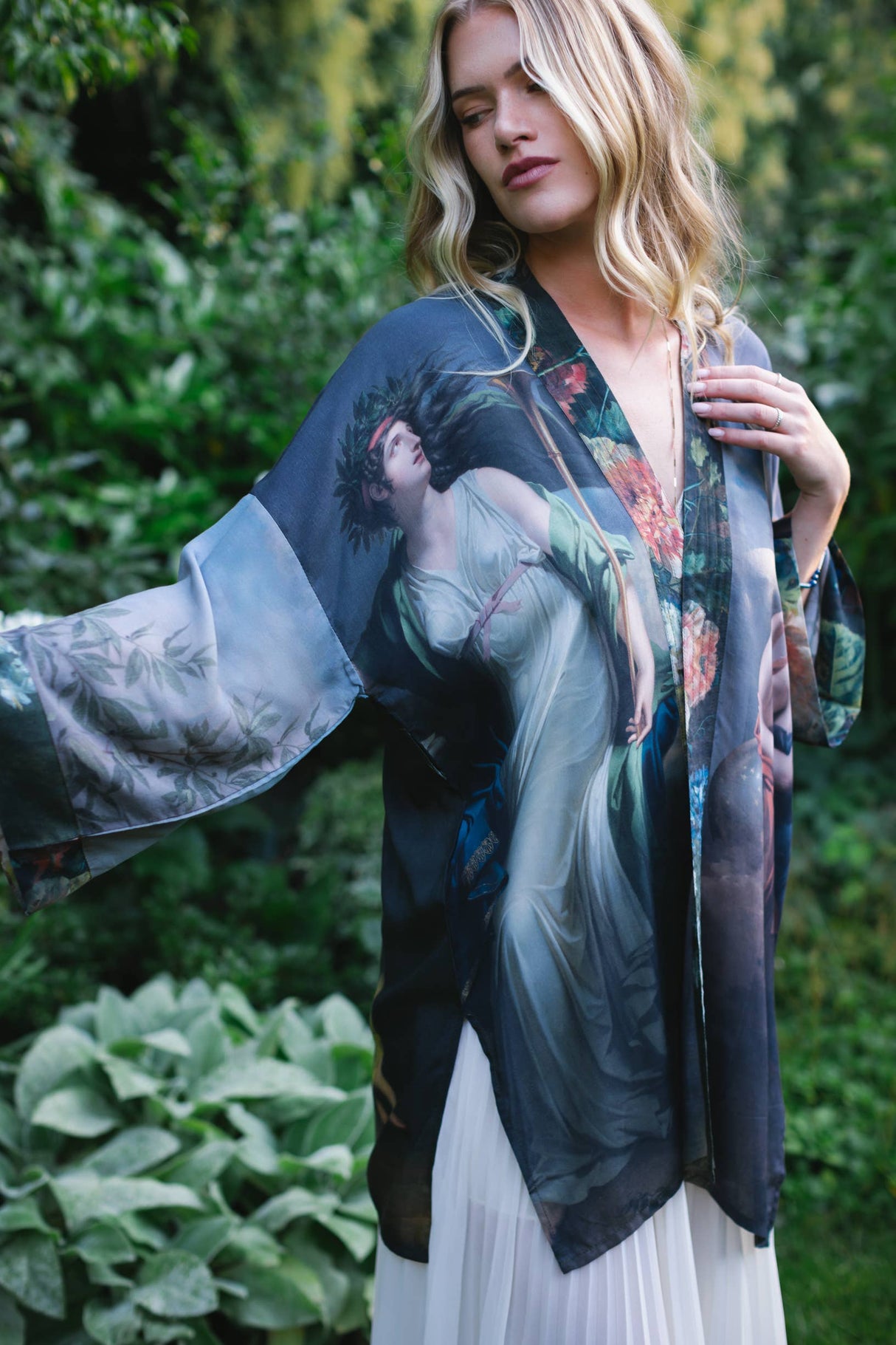 Reverie Artisan Bamboo Duster Kimono Robe