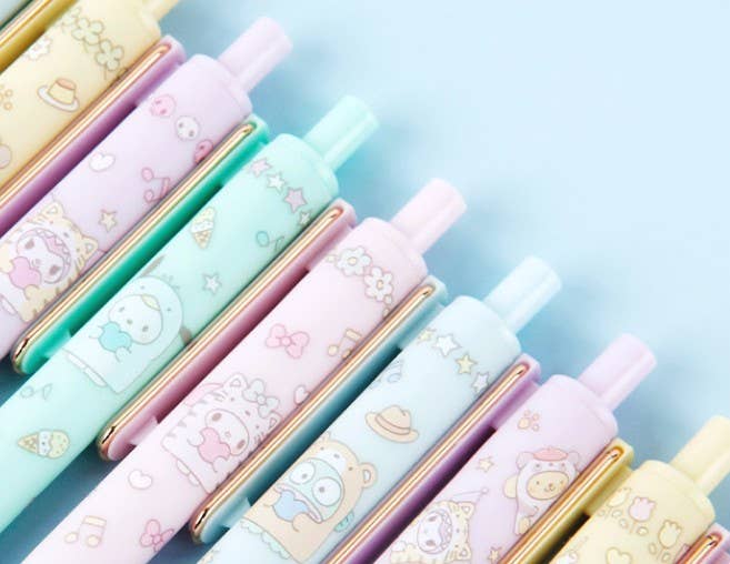 Sanrio Gold Clip & Soft Grip Pen Blind Box