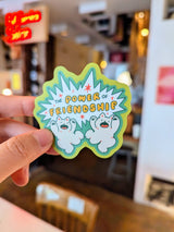 The Power of Friendship Cats Vinyl Sticker