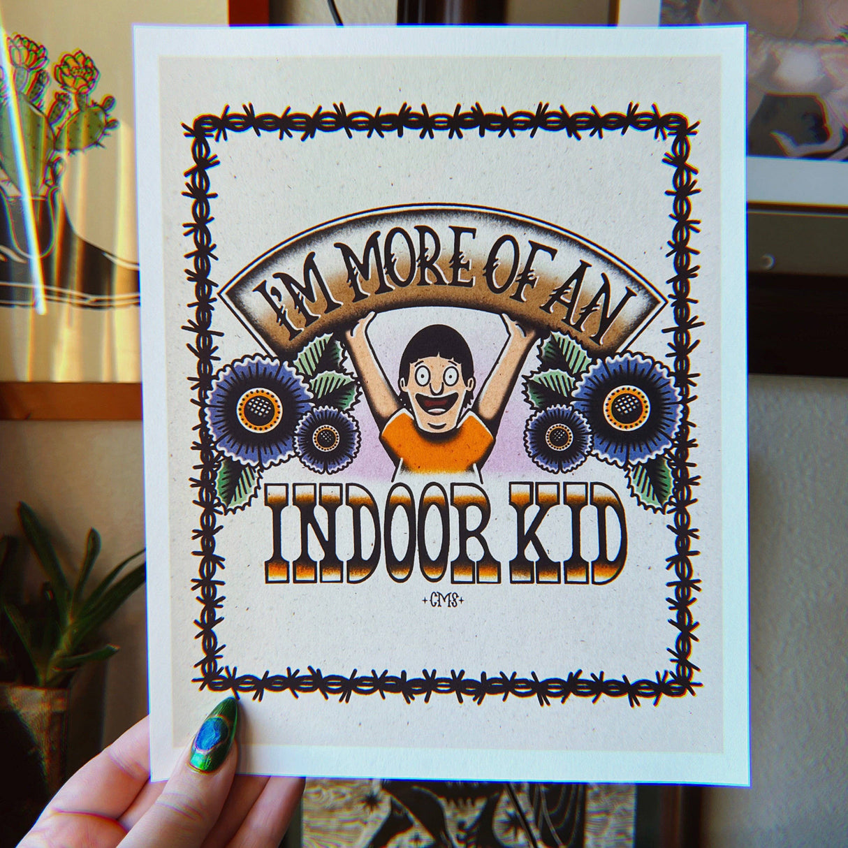 Indoor Gene Art Print