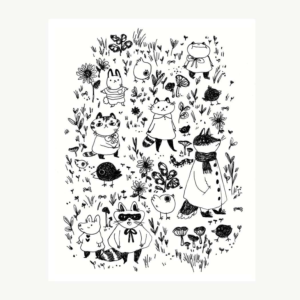 "Garden Party" Print