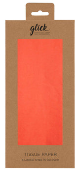 Plain Orange Tissue Paper