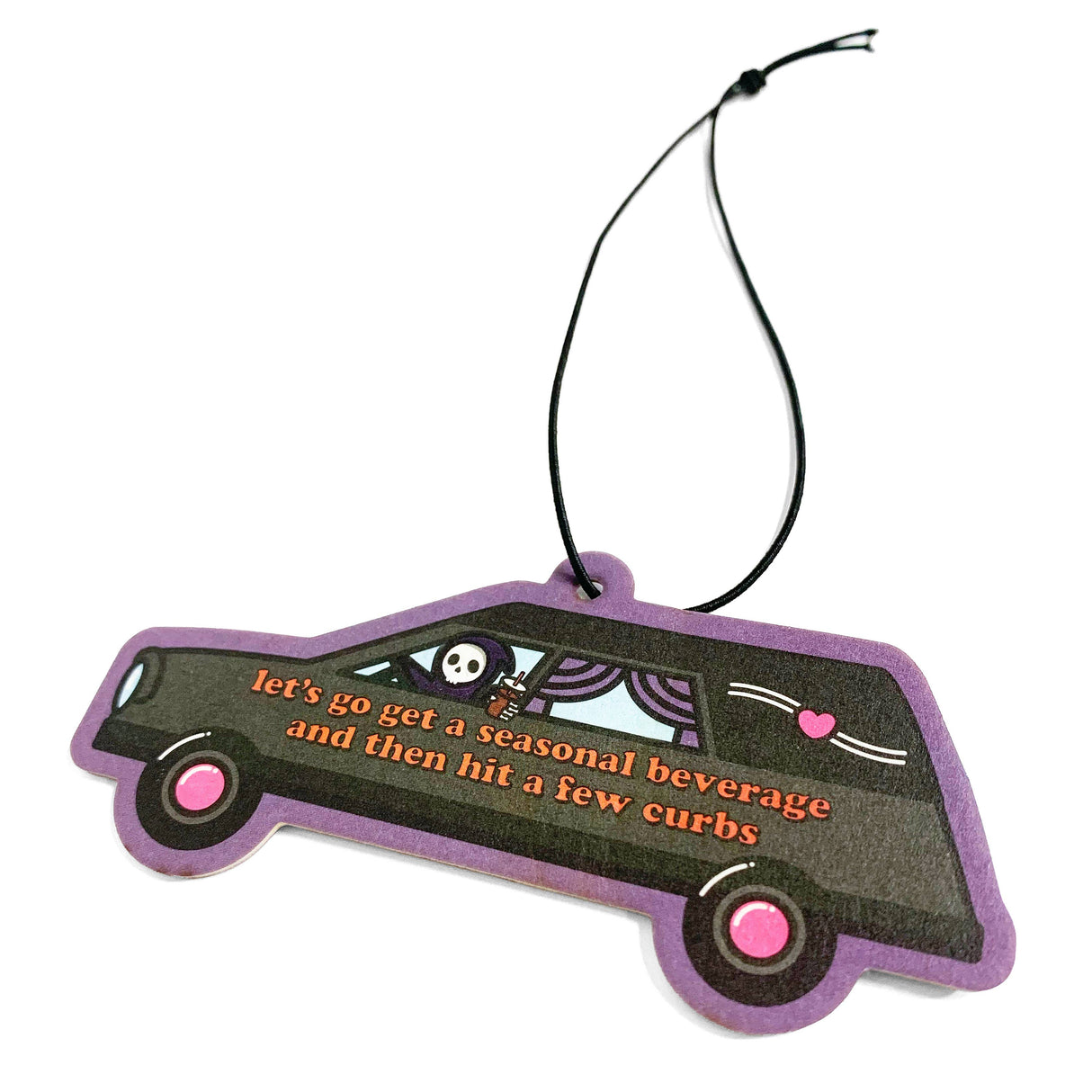 Grim Reaper Coffee Hit Curbs Pumpkin Spice Air Freshener