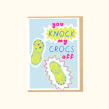 Crocs Greeting Card