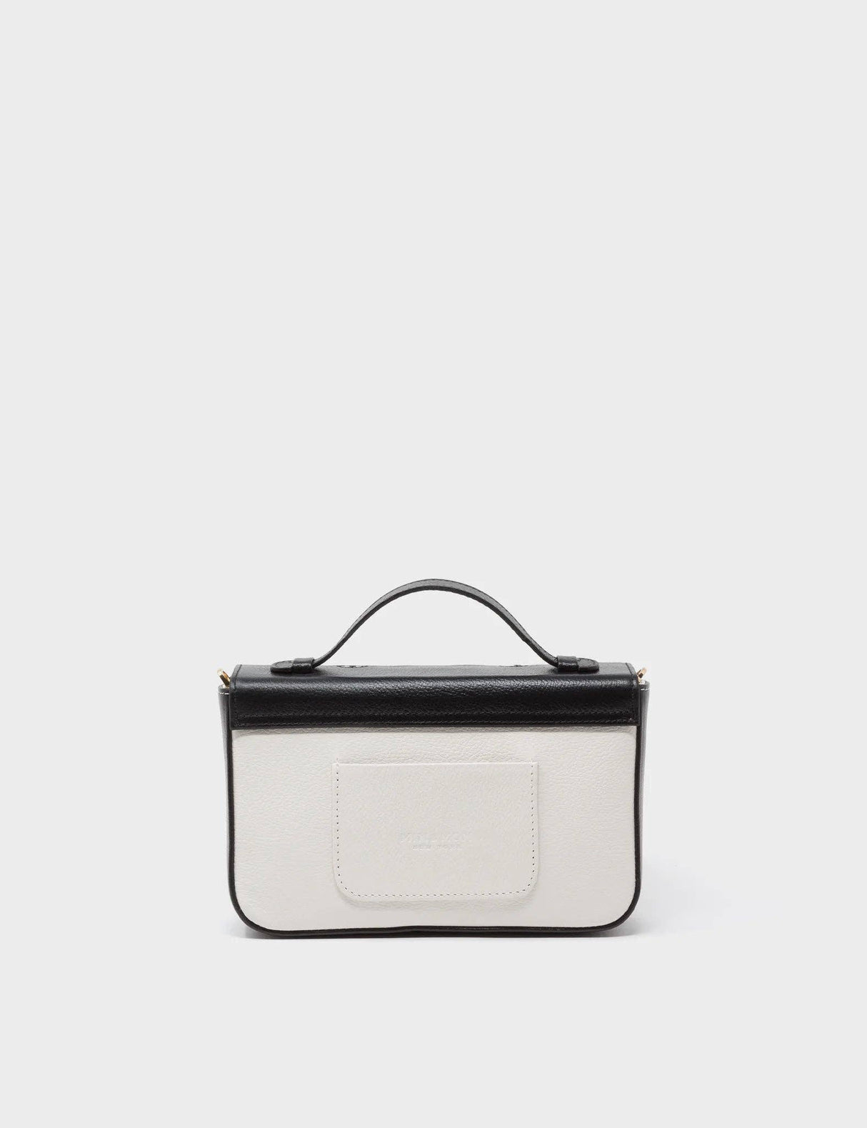 Amantis Black Leather Crossbody Mini Handbag - Tiger and Snake Design