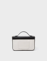 Amantis Black Leather Crossbody Mini Handbag - Tiger and Snake Design