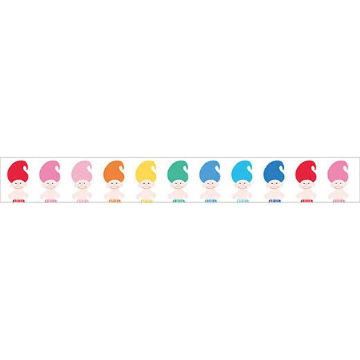 Happy Troll Doll Japanese Washi Tape