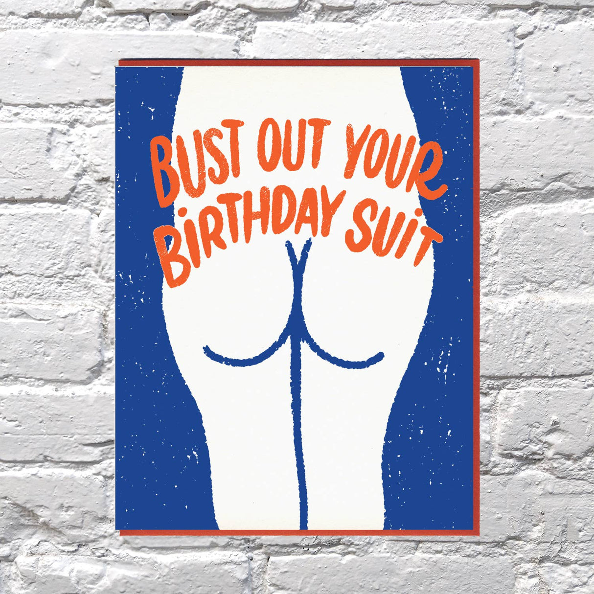 Birthday Suit Greeting Card