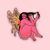 Adelina Clear Fairy Sticker