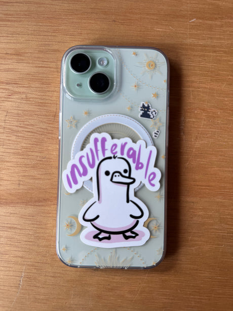 Insufferable Duck Sticker