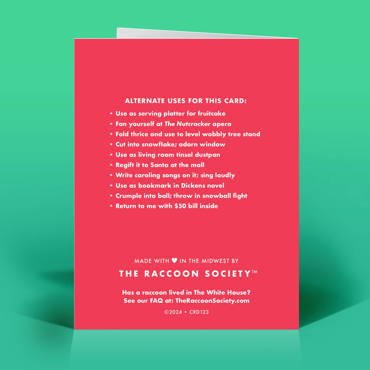 Silent Night Christmas Card