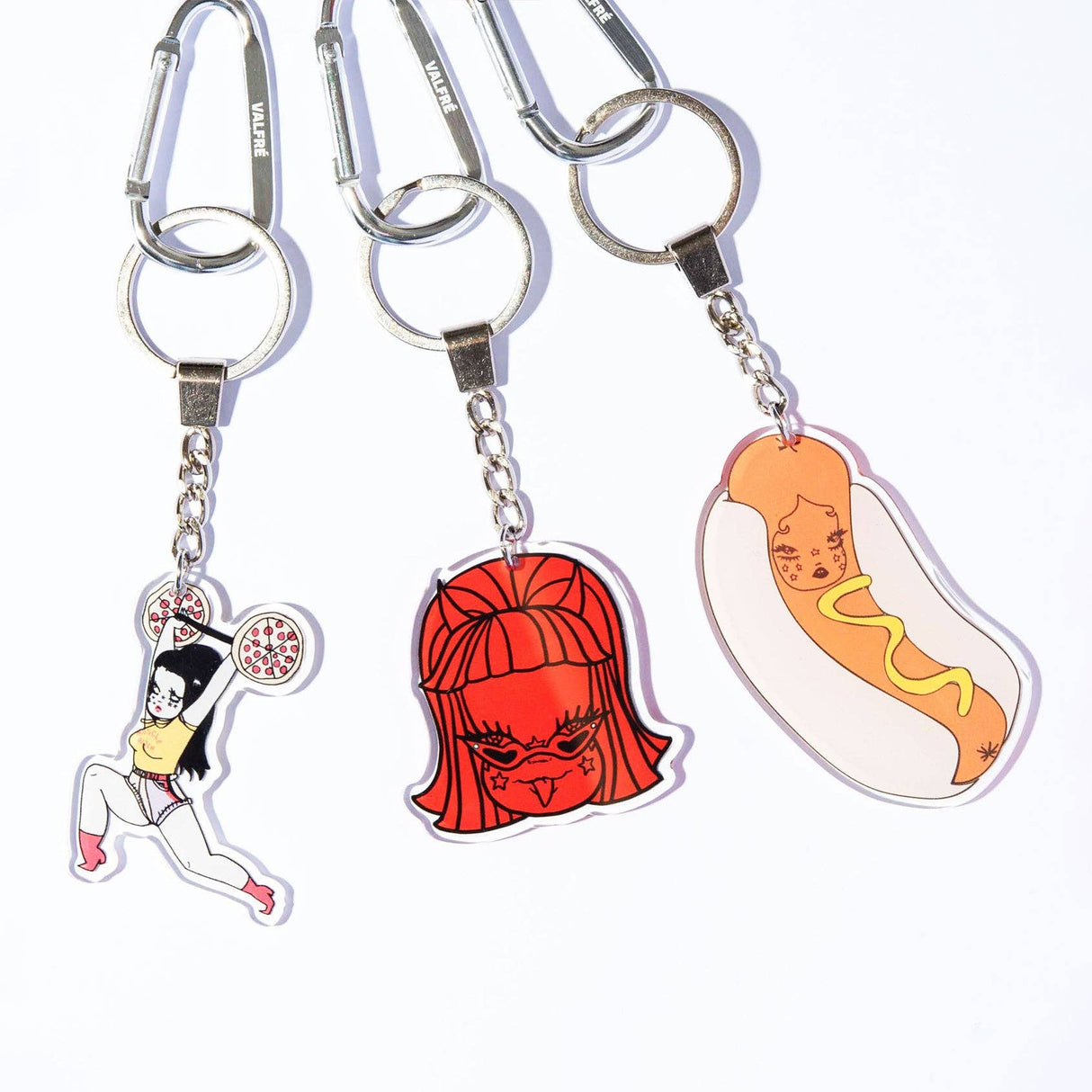 Hawt Dog Acrylic Keychain
