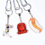 Hawt Dog Acrylic Keychain