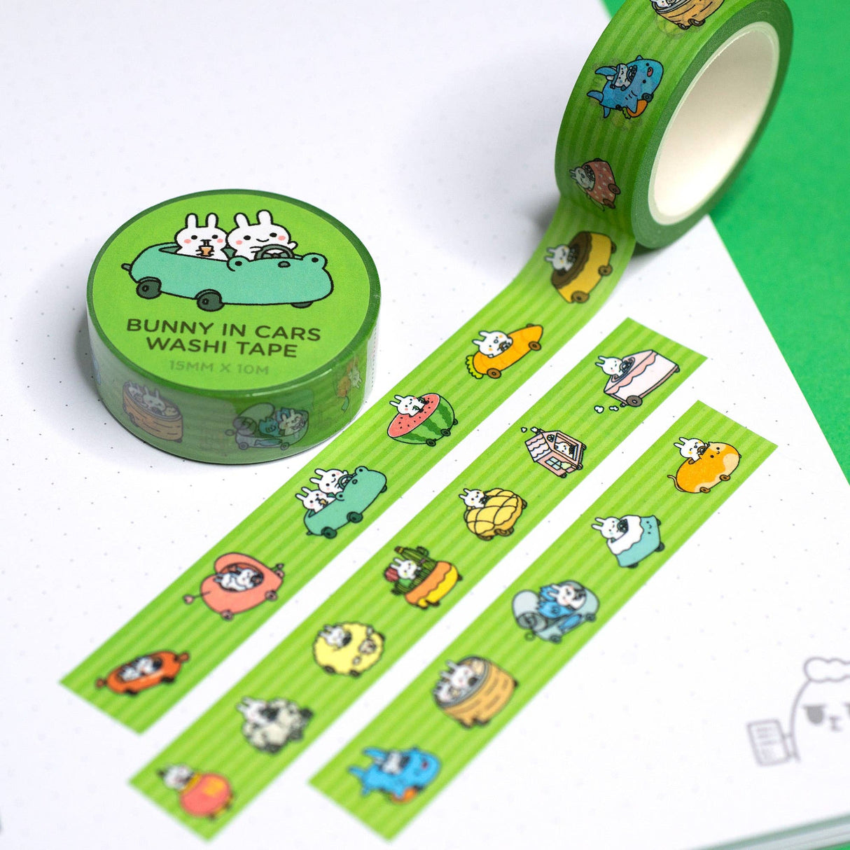 Bunny Cars Washi Tape