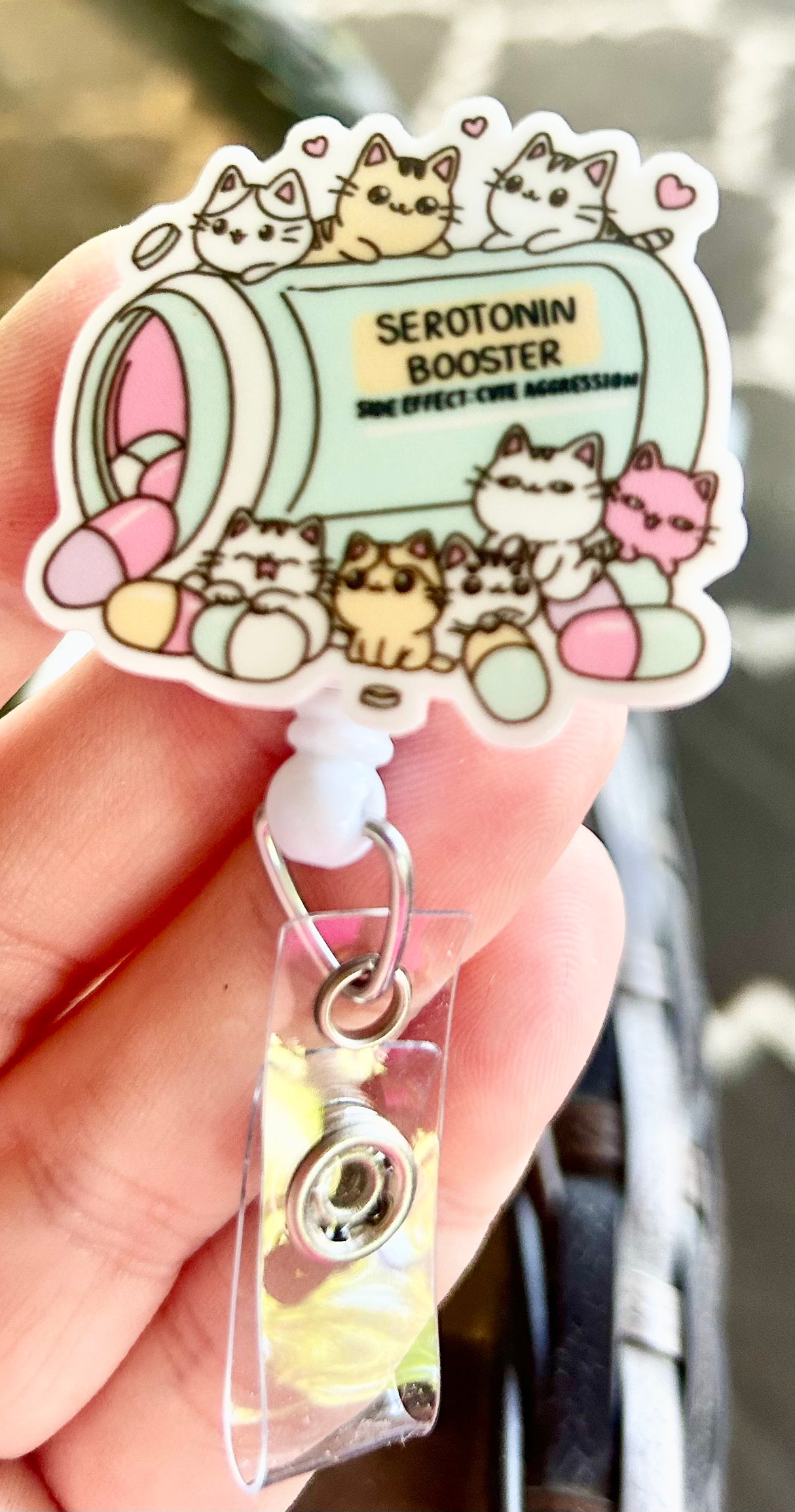 Serotonin Booster Catch Badge Reel 