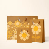 Retro Flower Gift Bag