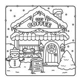Snuggly Winter Coloring Book by
