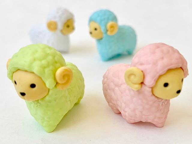 Iwako Sheep & Llama Erasers