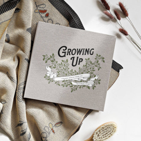 Growing Up: A Modern Memory Book for School Years