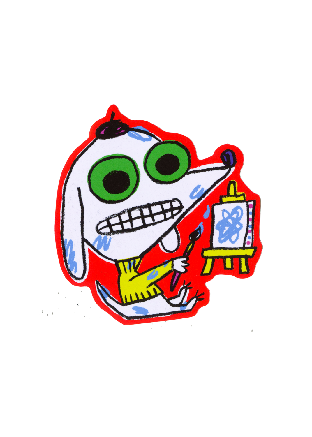Artiste Dog Sticker
