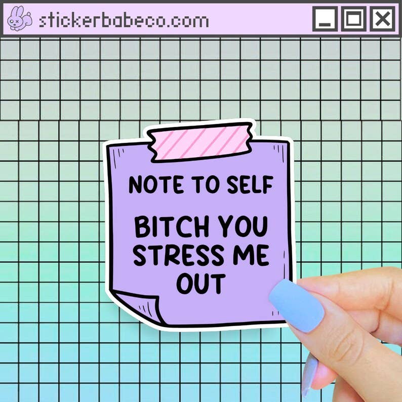 Note to Self Sticker