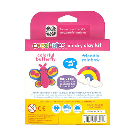 Rainbow BFFs Creatibles DIY Air-Dry Clay Kit