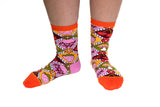 F*ck Off Retro - Women's Crew Retro Socks