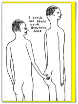 Beautiful Arse Greeting Card