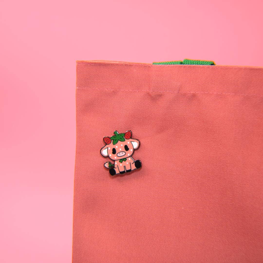 Strawberry Cow Milk Carton