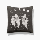 Girl's Night Woven Throw Pillow