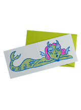 Goblina mermaid mini card