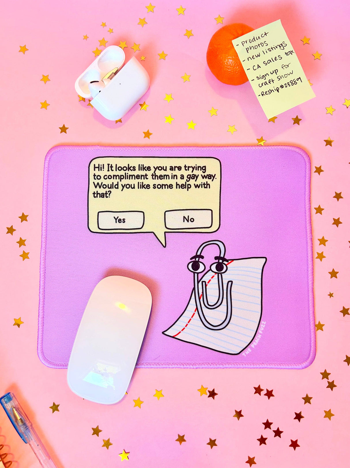 Gay Clippy Mousepad