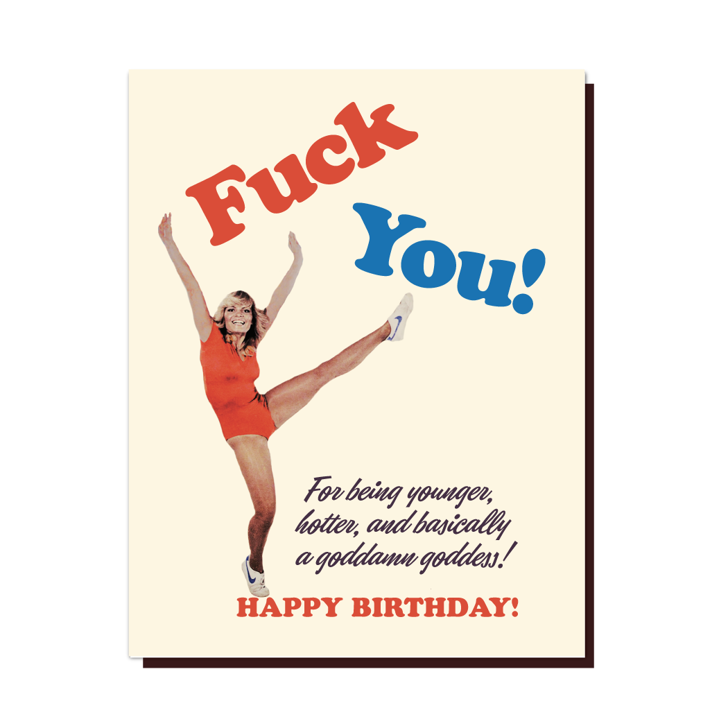 Goddamn Goddess Birthday Card