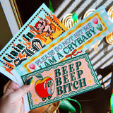 Beep Beep Bitch Bumper Sticker