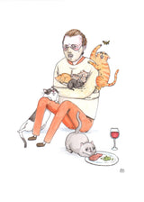 Hannibal Lect-purr - Silence of the Lambs Hannibal with Cats