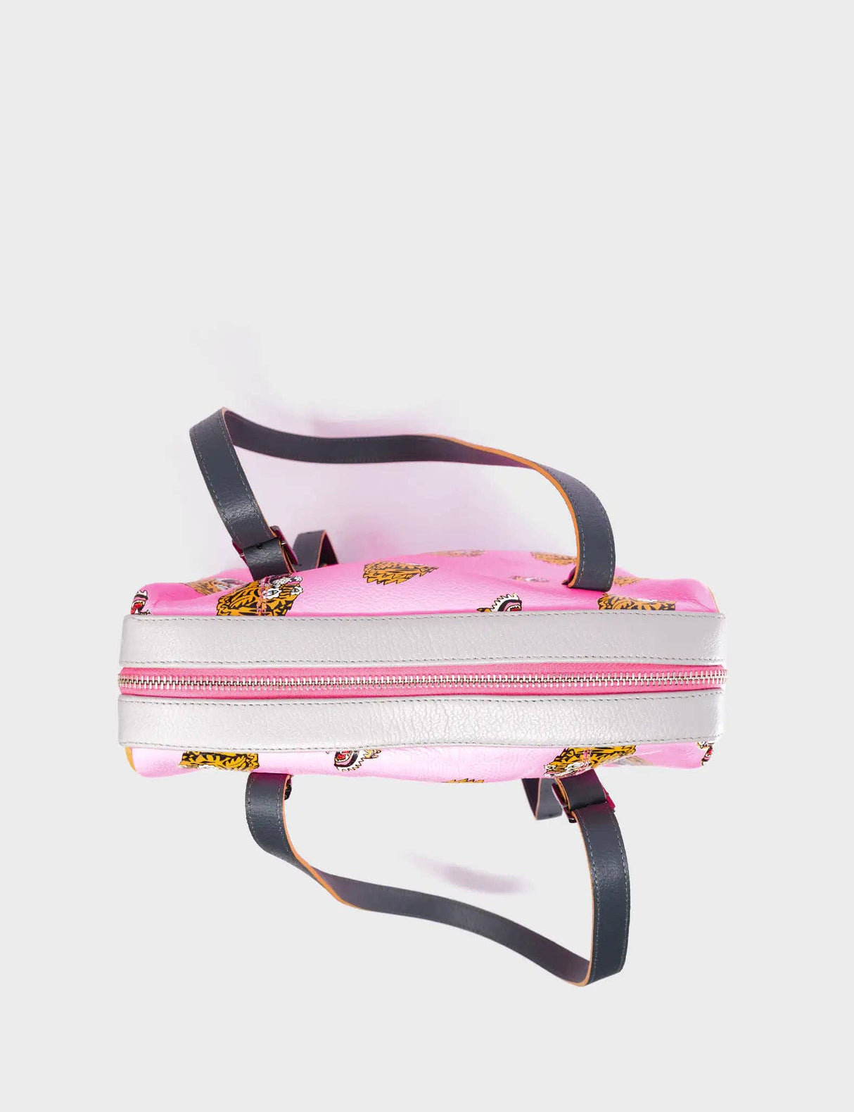 Esther Bubblegum Pink Satchel Bag - Blazing Tiger Print