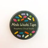 Colorful Pills Meds Washi Tape