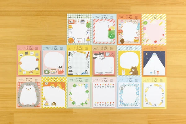 Cat + Mouse Katanuki Fusen Sticky Notes by Furukawa Shiko