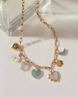 Garden of Gems Charm Necklace