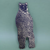 Leather Bear Magnet