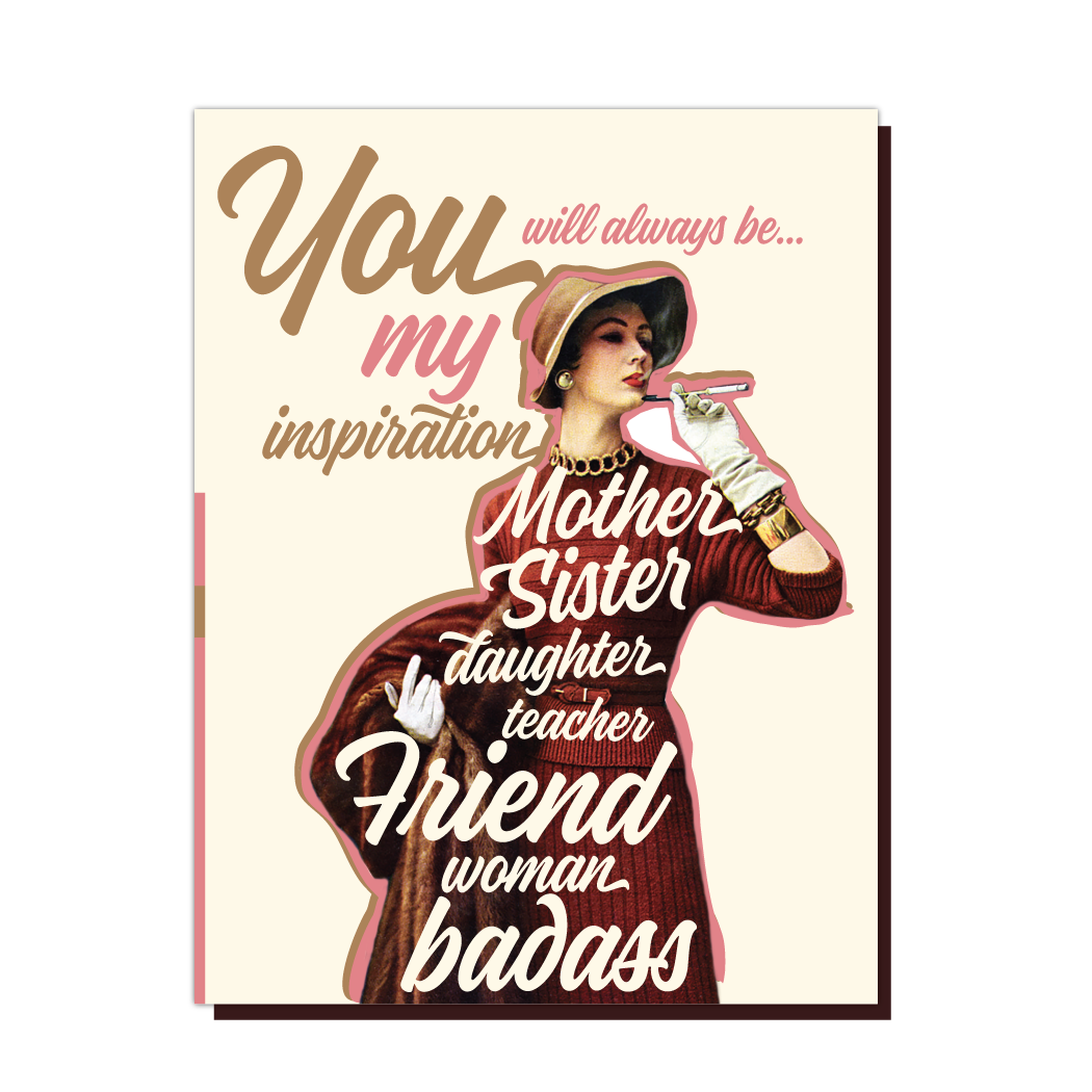 Women Inspiration Greeting Card