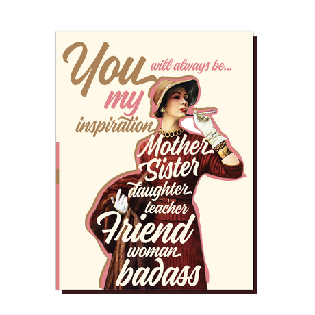 Women Inspiration Greeting Card