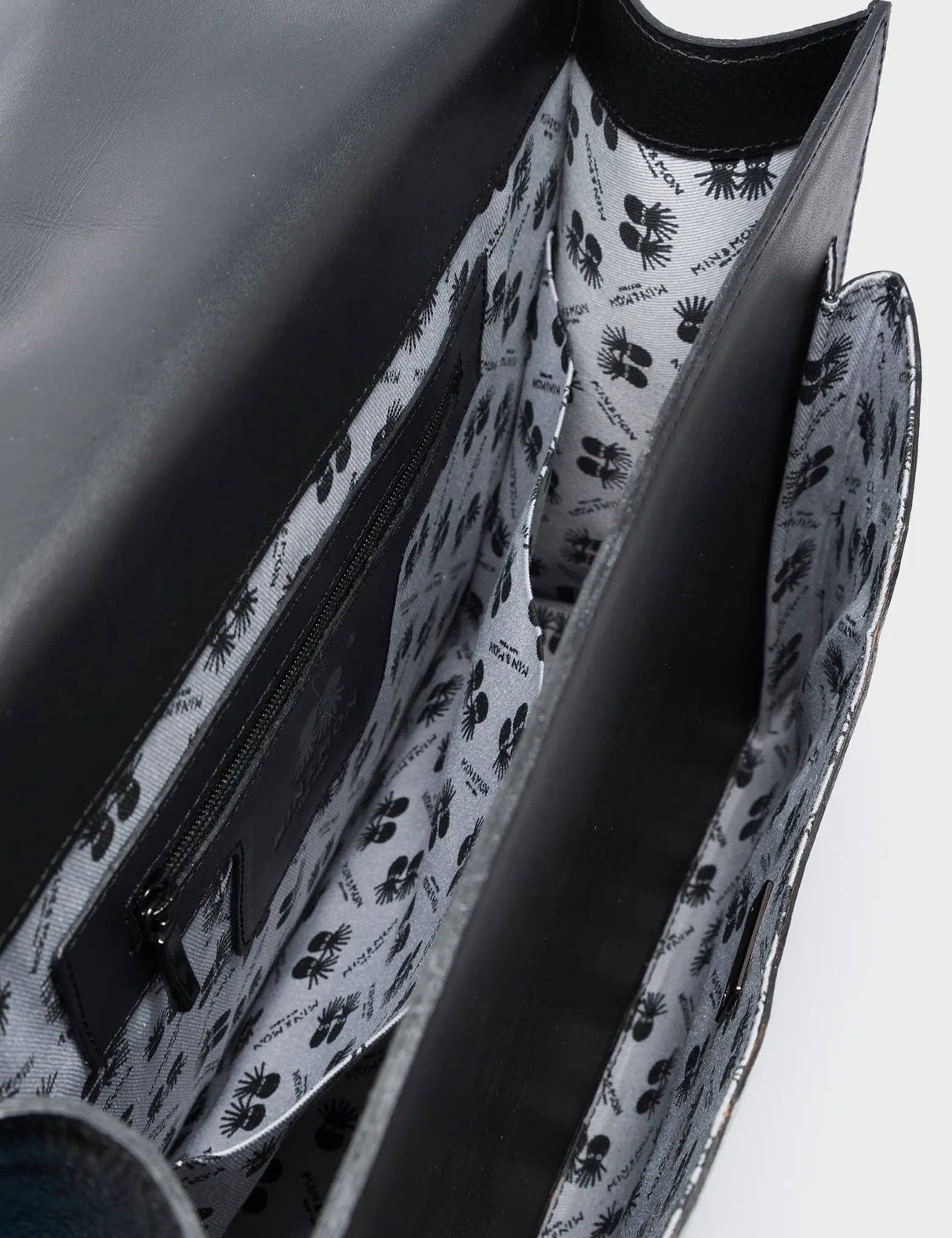 Silas Black Leather Backpack - Camo Dreams Design