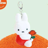 Orange Miffy Flower Mini Backpack Keychain