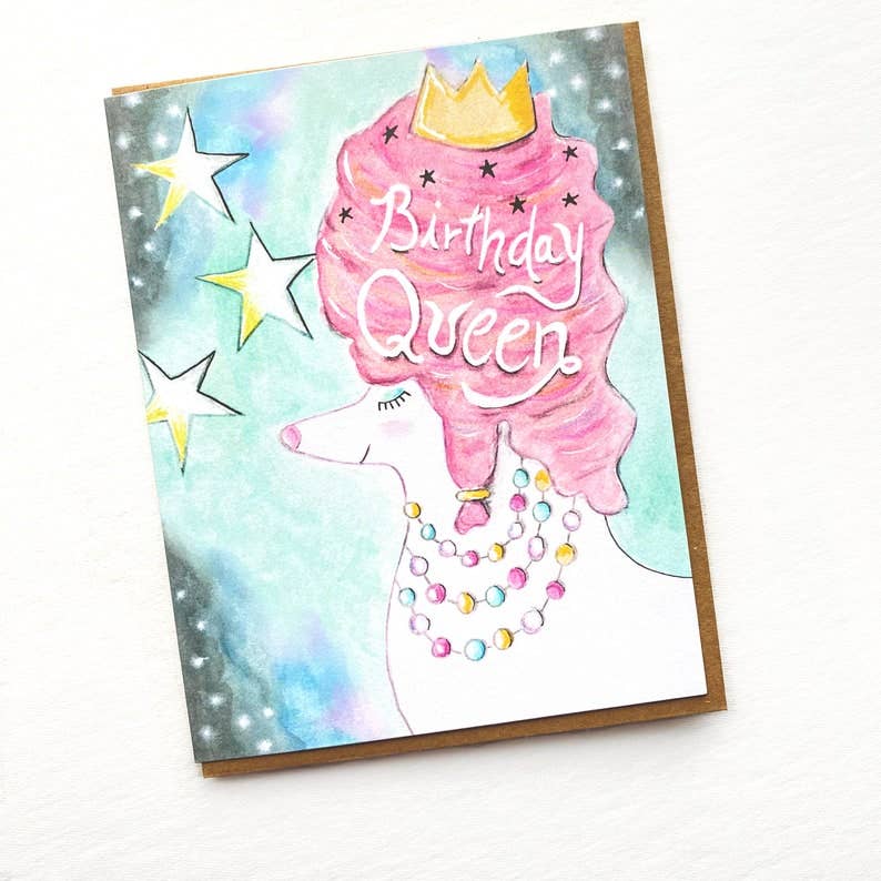 Birthday Queen Card