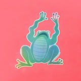 Panic Frog - Holographic Sticker