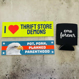 Pot Porn Planned Parenthood eagle funny Bumper Sticker